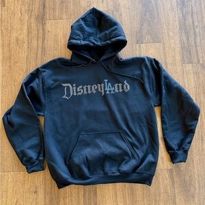 Disneyland Black Rhinestone Logo Hoodie
